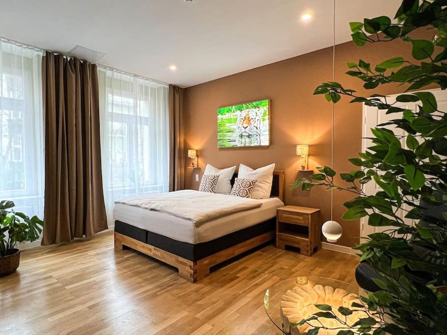 Exklusives Apartment Zoo 莱比锡 外观 照片