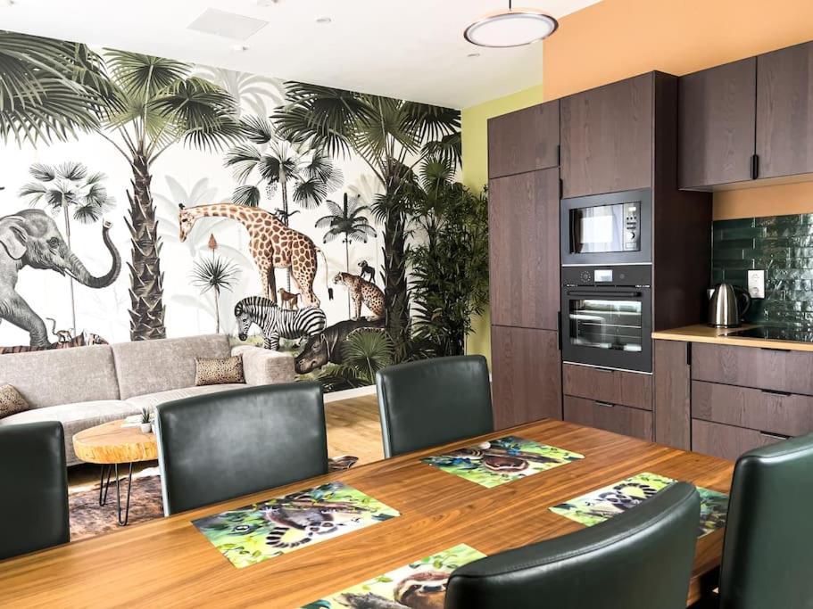 Exklusives Apartment Zoo 莱比锡 外观 照片