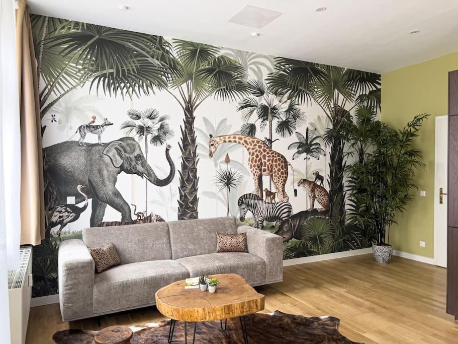 Exklusives Apartment Zoo 莱比锡 外观 照片